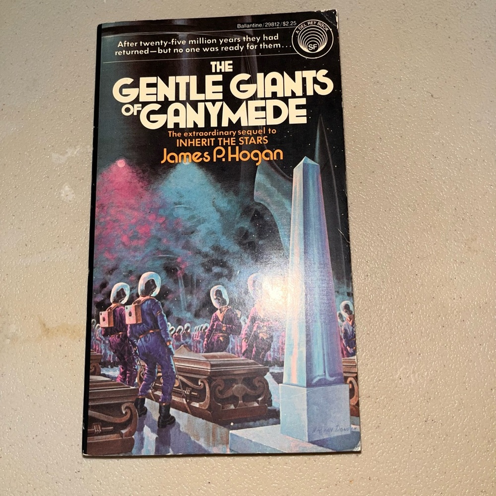 💙 The Gentle Giants of Ganymede Paperback Book First Edition
